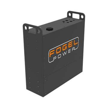 Литий-ионный тяговый аккумулятор для палетоперевозчика 25,6V 280Ah Fogel Power, 624x212x627мм