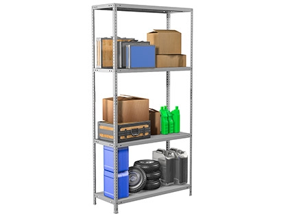 Металлический складской стеллаж
