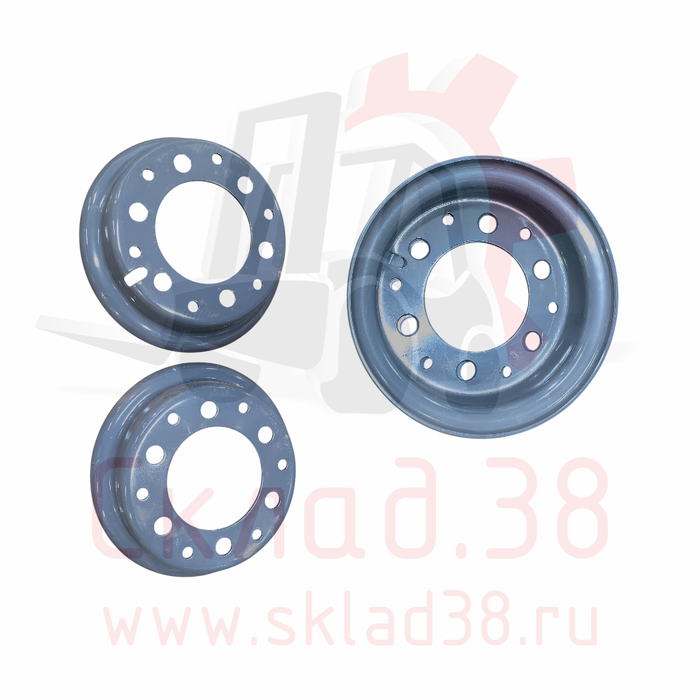 Диск колесный 5.00S-12 160-220-6Н в сборе (из двух половинок)
