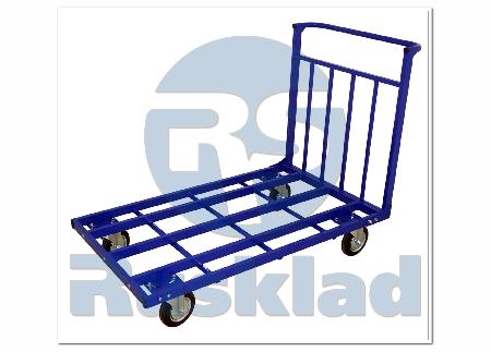 Усиленная платформенная тележка с одной ручкой. ТТ