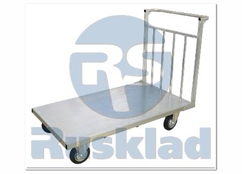 Платформенная оцинкованная усиленная тележка ТПУ-Ц