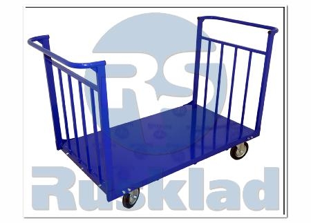 Тележка усиленная с двумя ручками, покрытие металл ТПУД