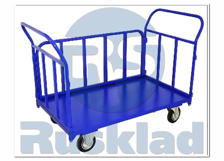 Тележка платформенная с быстросъёмными трубчатыми бортами ТБ