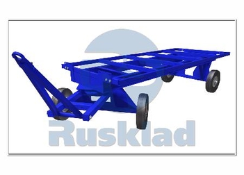 Тележка большегрузная каркасная БТ5-К